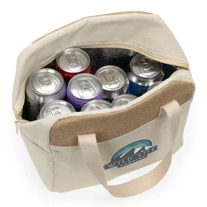Savanna Jute & Recycled Cotton Cooler Bag