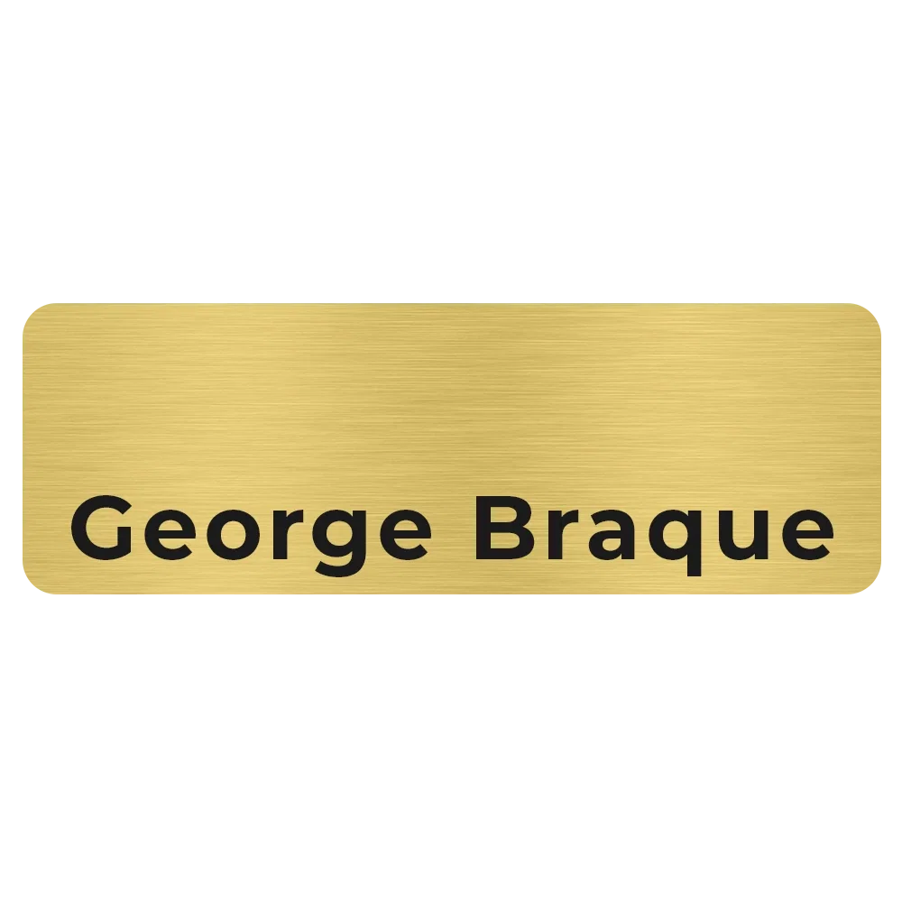 Savannah Express Metal Name Badge (Standard Size 1" x 3") — view 3