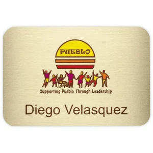Savannah Express Metal Name Badge (Standard Size 2" x 3")