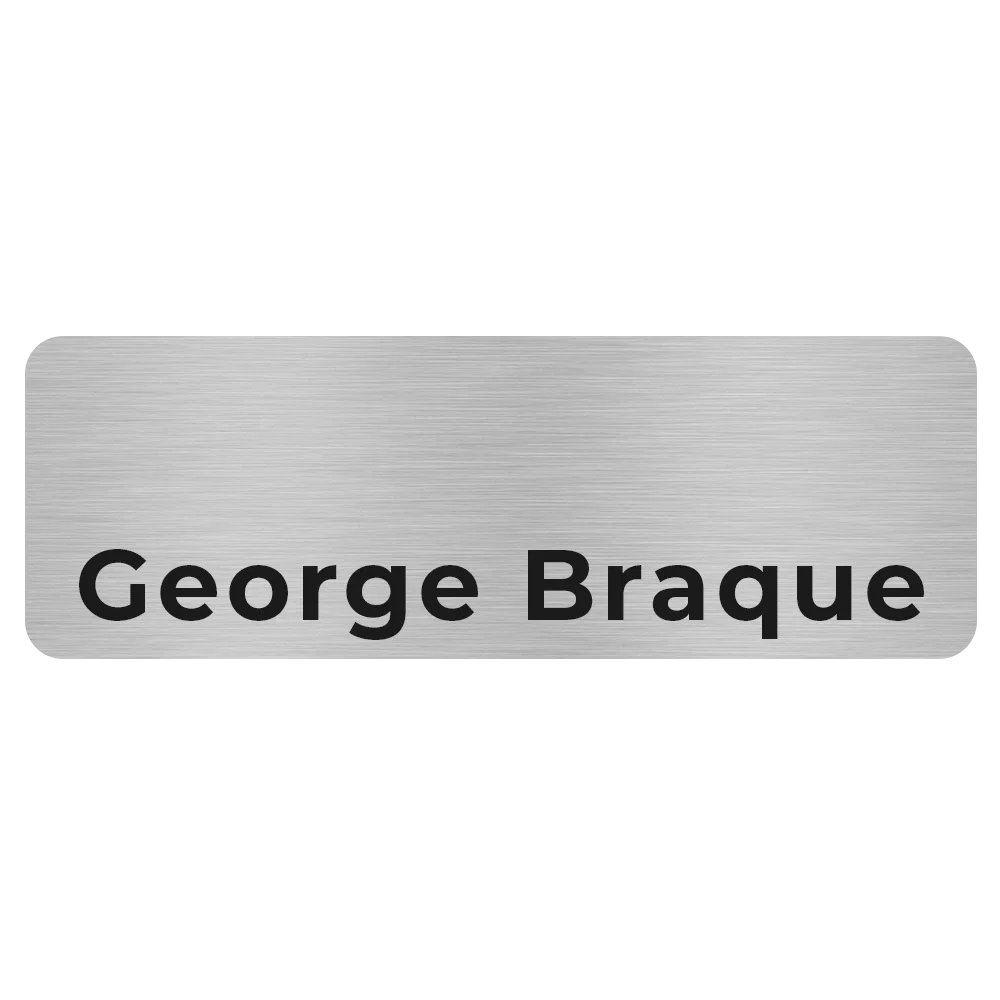 Savannah Metal Name Badge (Standard Size 1" x 3") — view 2
