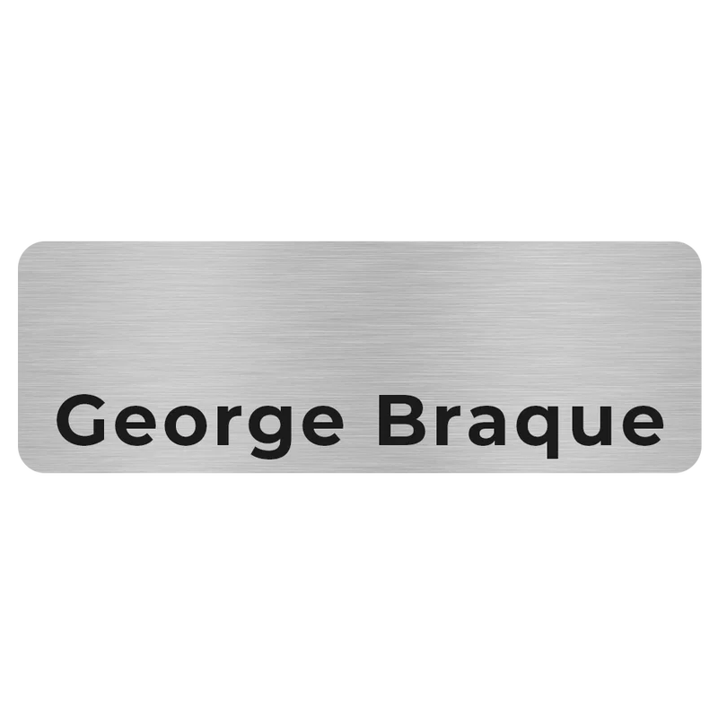 Savannah Metal Name Badge (Standard Size 1" x 3") — view 2
