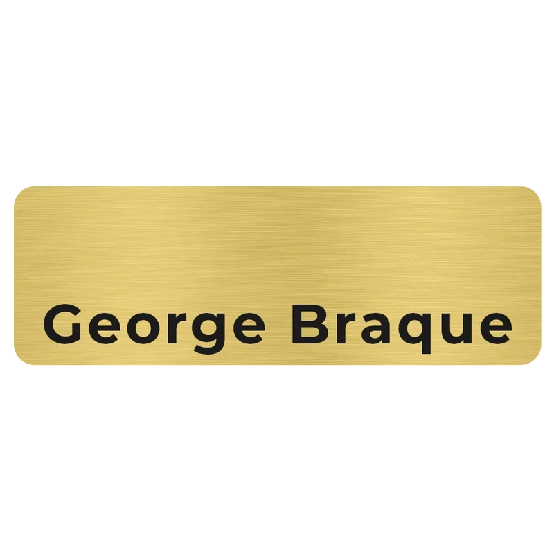 Savannah Metal Name Badge (Standard Size 1" x 3") — view 3