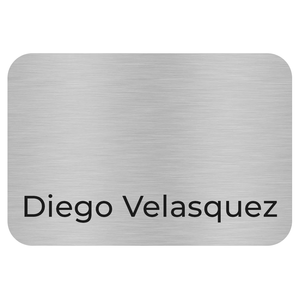 Savannah Metal Name Badge (Standard Size 2" x 3") — view 2
