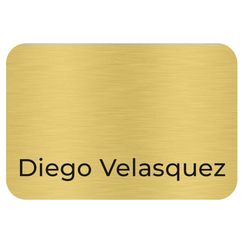 Savannah Metal Name Badge (Standard Size 2" x 3") — view 3