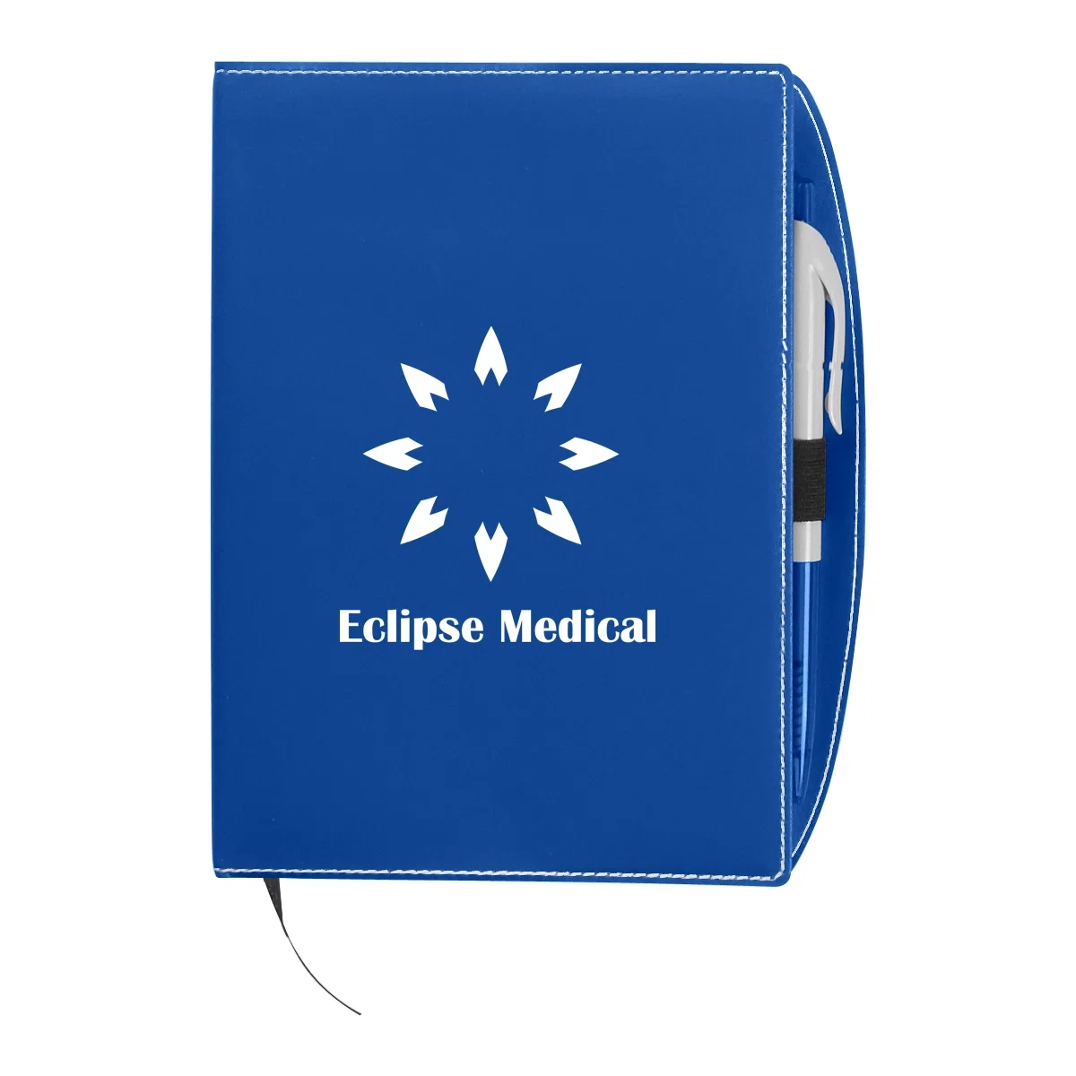 Blue cover option shown closed with the pen alongside