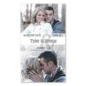 Customized Save The Date Magnet 7 x 4