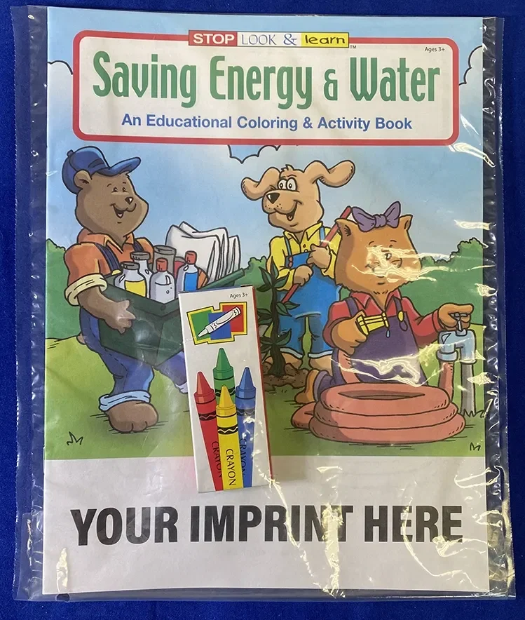 Saving Energy and Water Coloring & Activity Book — view 2