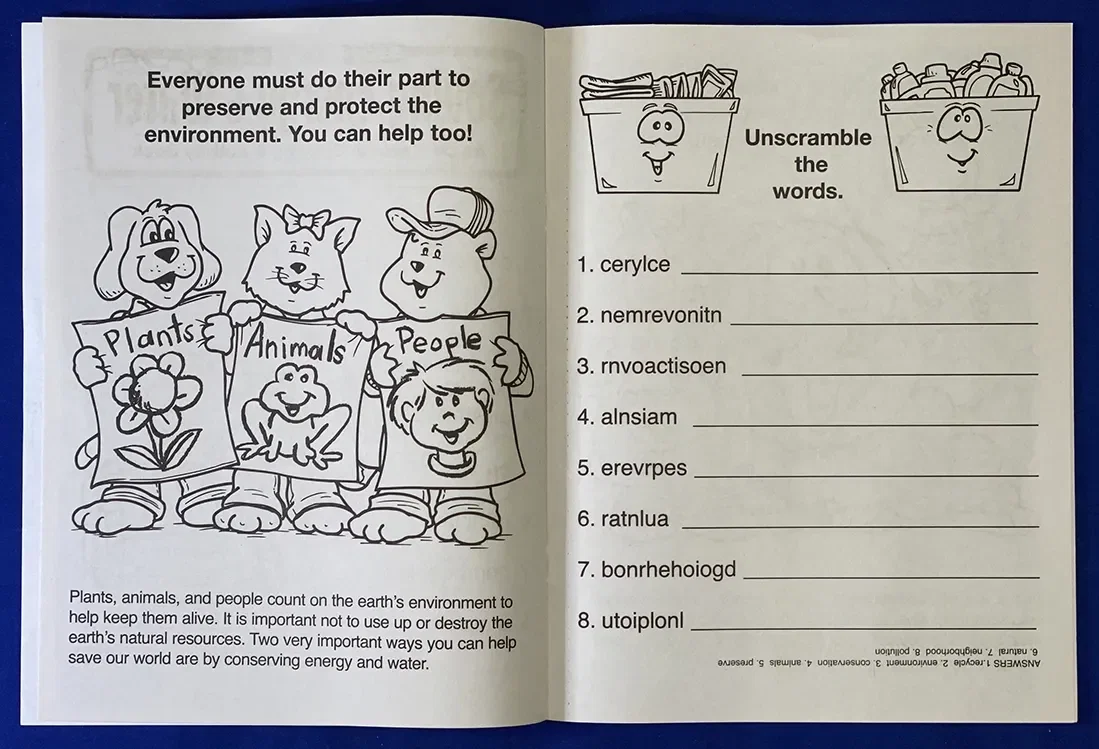 Saving Energy and Water Coloring & Activity Book — view 3