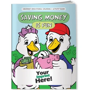 Saving Money is Fun Coloring Book