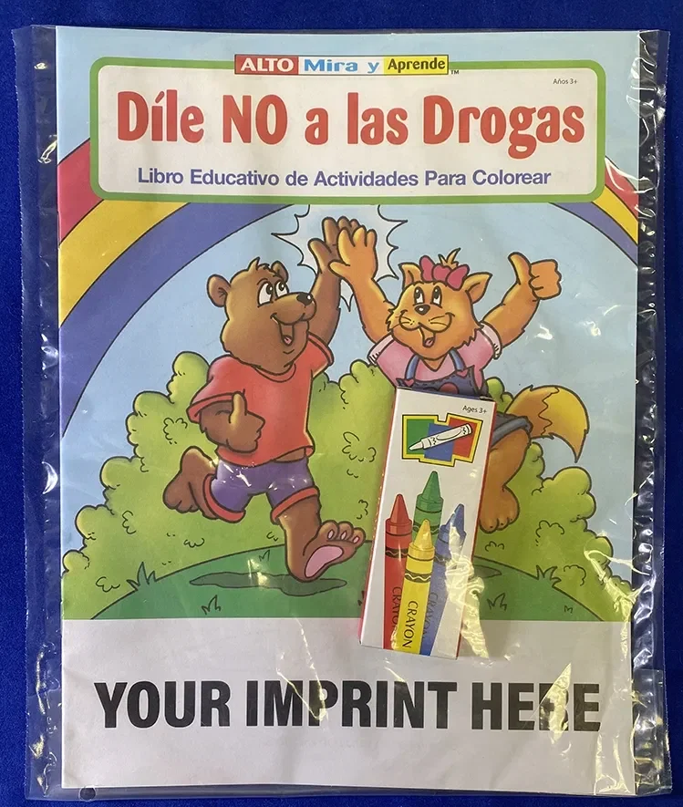 Say No to Drugs Coloring and Activity Book (Spanish) — view 3