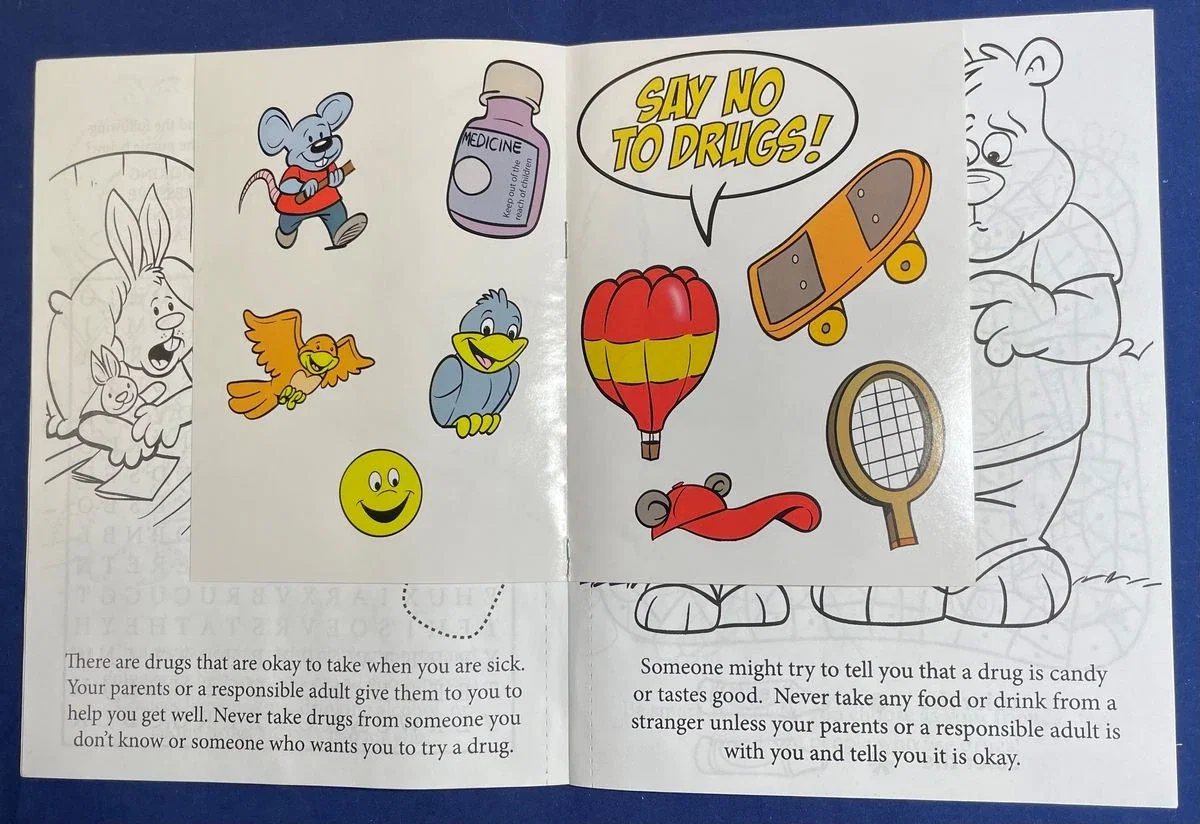 Say 'NO' To Drugs Sticker Book & Crayon Set for Kids - Fun & Educational — view 3