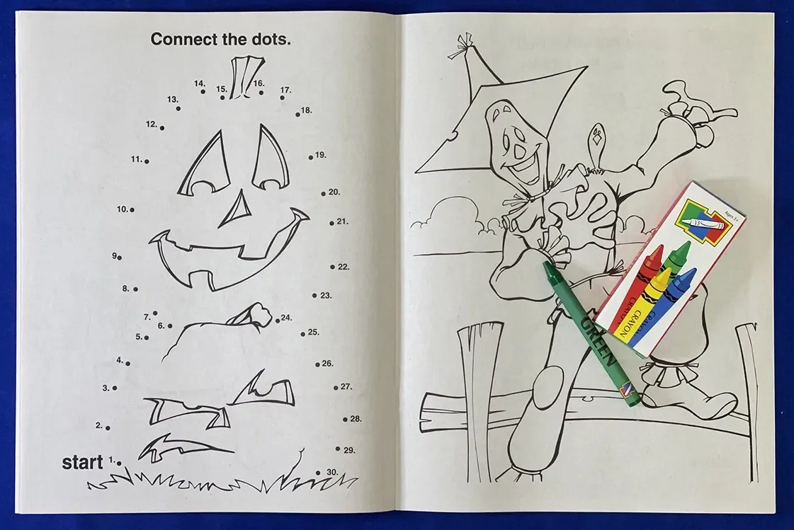 Scary Stuff Coloring & Activity Book — view 2