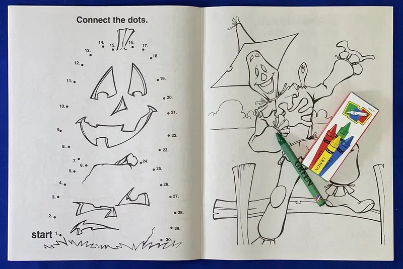 Scary Stuff Coloring & Activity Book — view 2