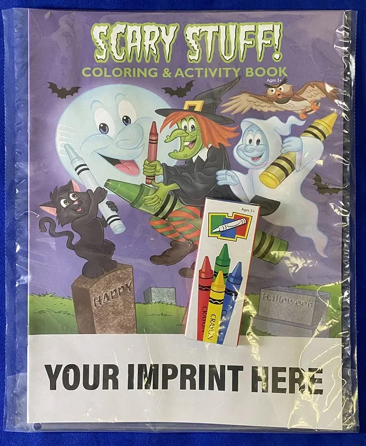 Scary Stuff Coloring & Activity Book — view 3