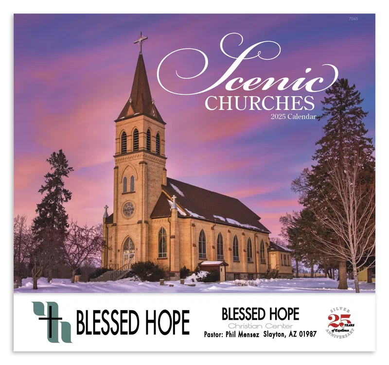 Scenic Churches Calendar - Stapled — view 2
