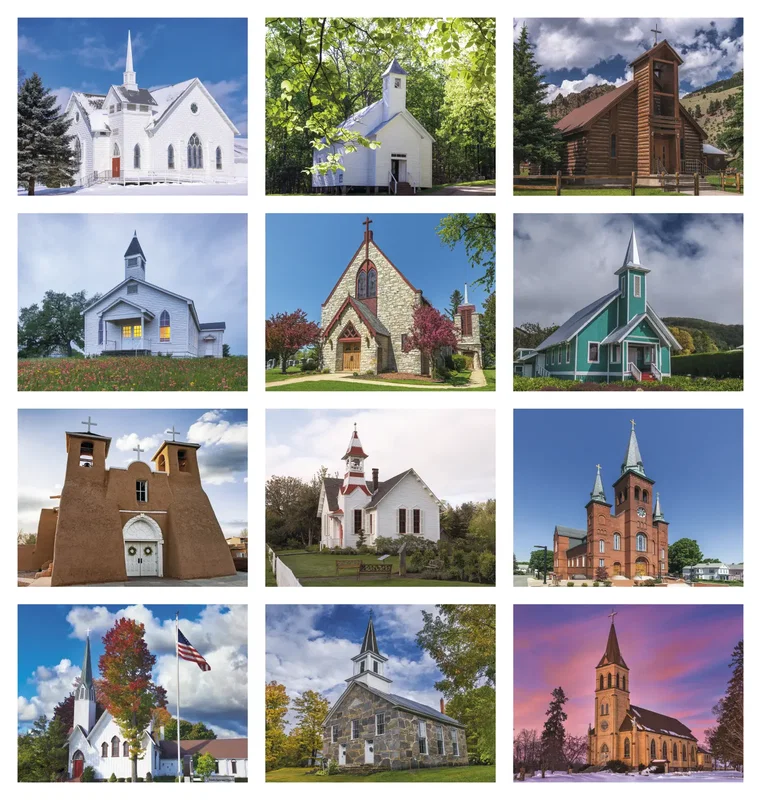 Scenic Churches Calendar - Stapled — view 4