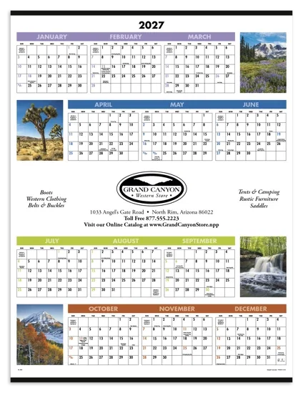 Triumph® Calendars Scenic Span-A-Year Calendar