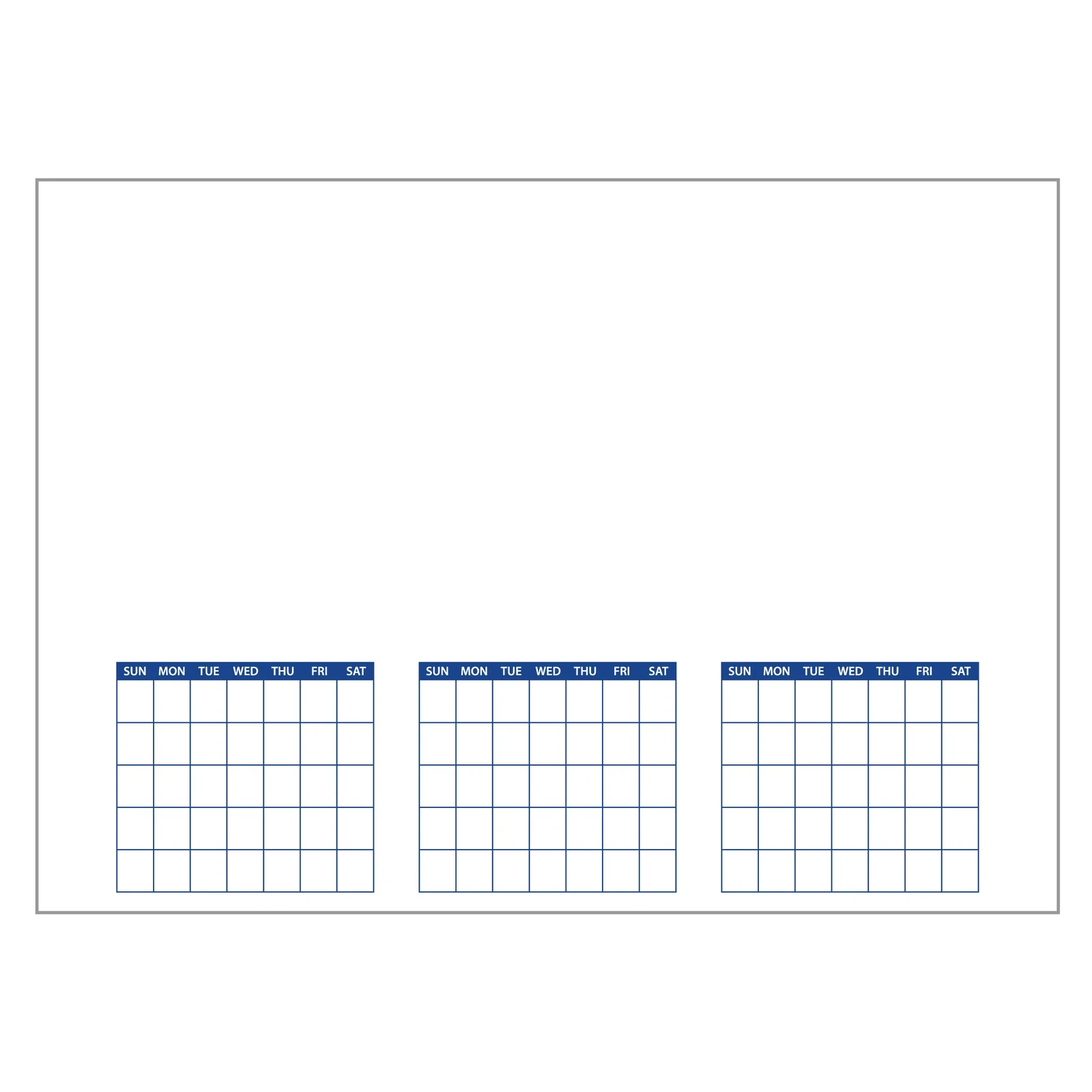 Angled view showing the thin profile of a magnetic schedule card