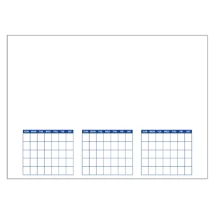 Schedule Magnet — 5.75" W x 4.125" H, Small & Large