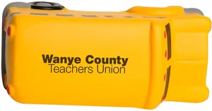 Custom Printed School Bus Stress Reliever