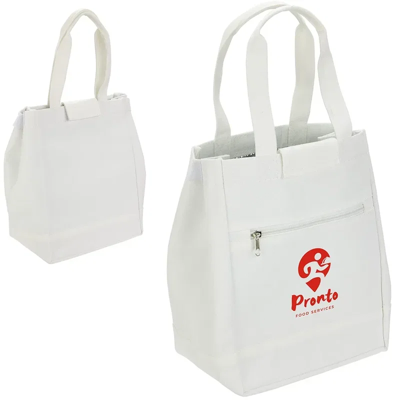 Custom RPET Canvas Lunch Tote — view 3