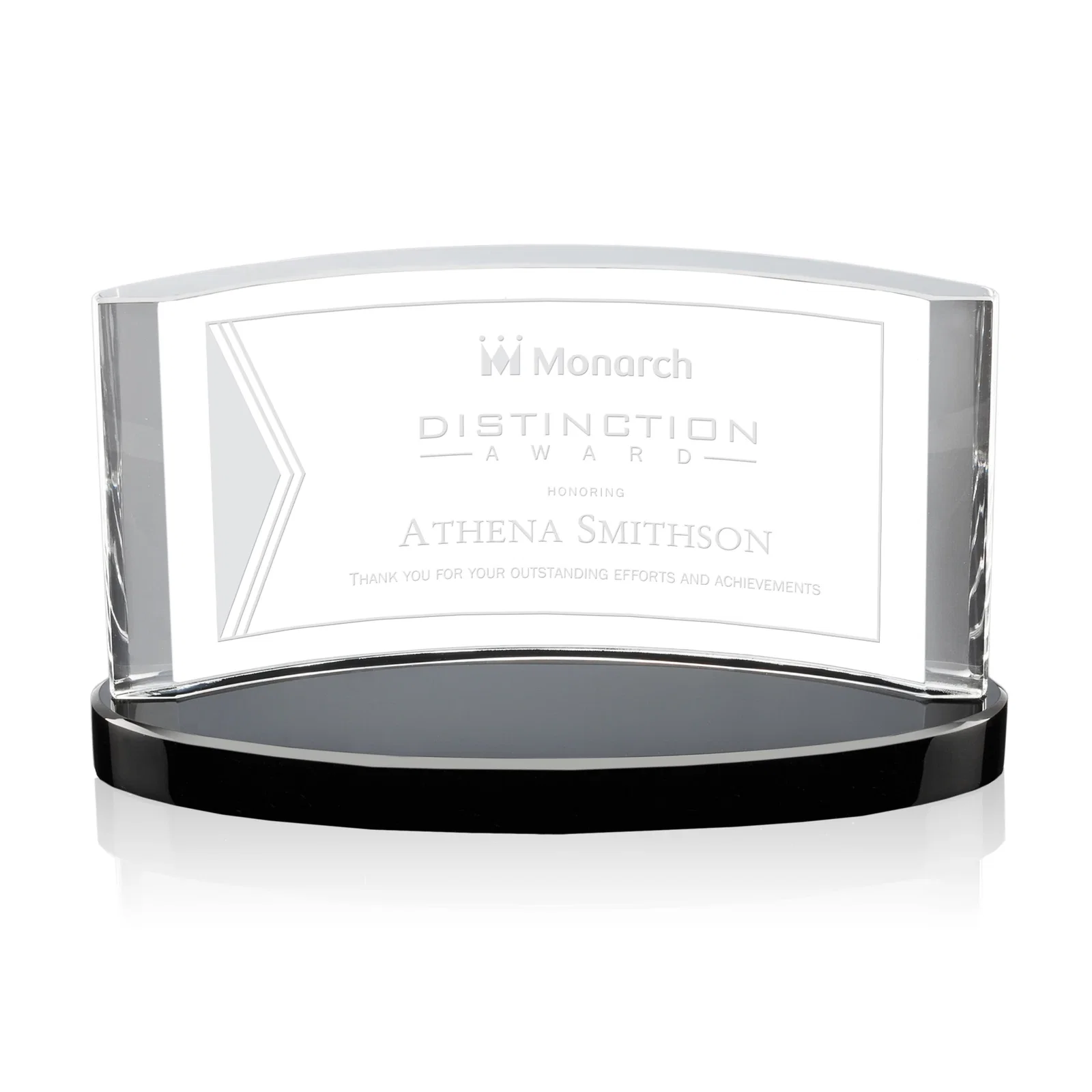 Scottsdale Custom Optical Crystal Award — view 3