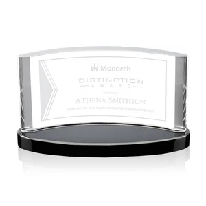 Crystal Award on Black or Clear Base