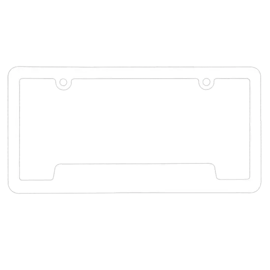 Corner-View License Plate Frame — view 2