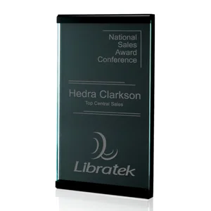 Jade Glass Scroll Wall Plaque with a Grooved MDF Backing