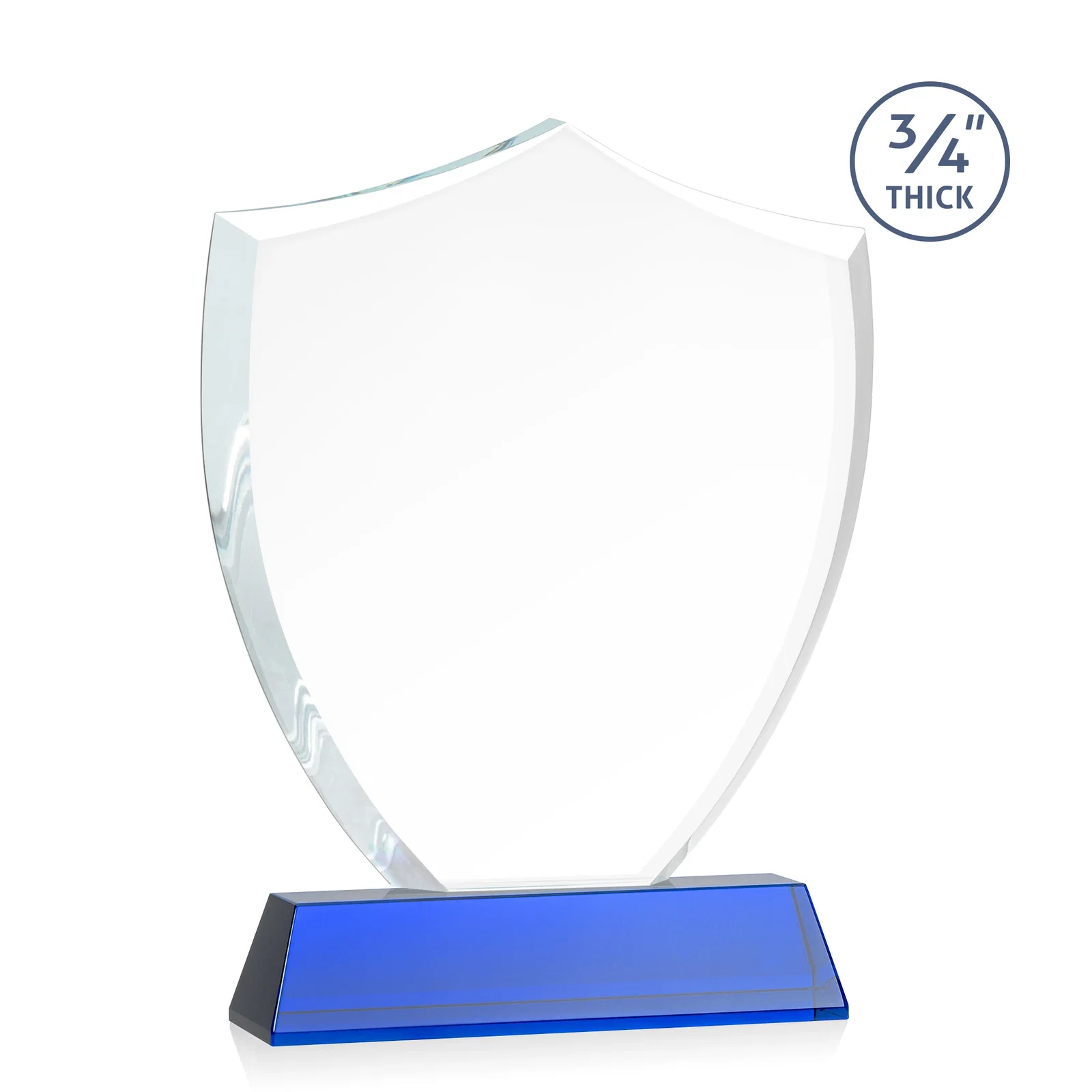 Custom Starfire Crystal Shield Award With Prismatic Color Option, awards, with your logo for sales achievement awards