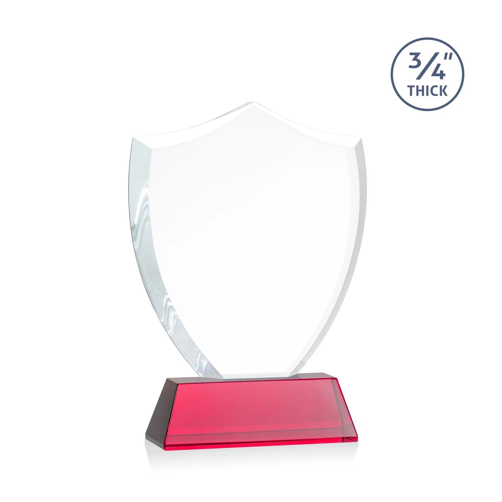 Custom Starfire Crystal Shield Award With Prismatic Color Option, awards, with your logo for retirement presentations