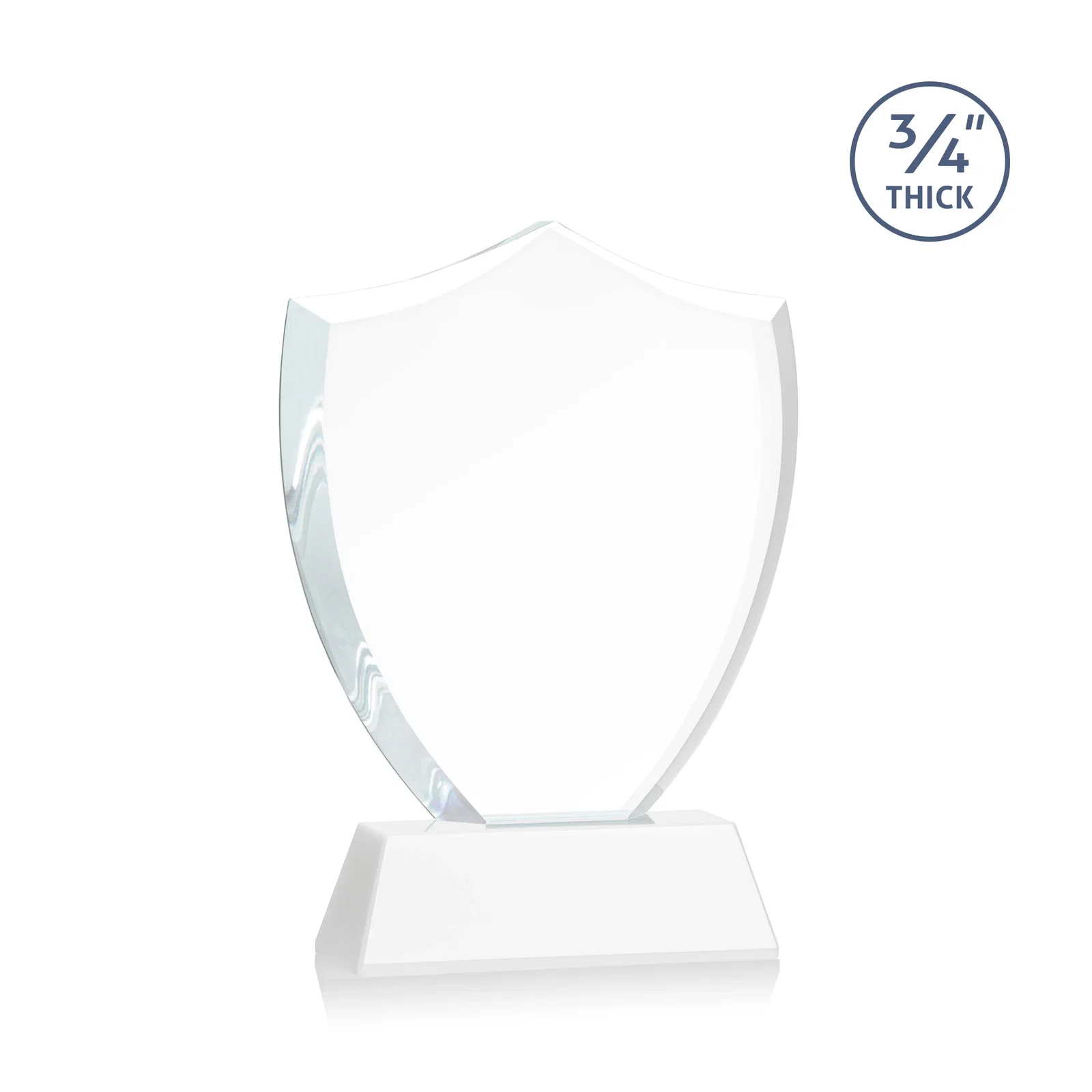 Custom Starfire Crystal Shield Award With Prismatic Color Option, awards, with your logo for dealer and partner awards