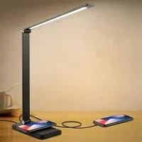 SCX Innovative Design™ 5W Wireless Charging LED Desk Lamp — view 4