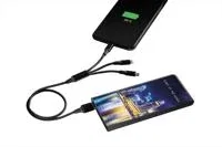 SCX Innovative Design™ Full-Color Illuminated Power Bank Slim 5000 mAh — view 2