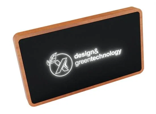 SCX Innovative Design™ Maple Wood Wireless Power Bank 5000 mAh