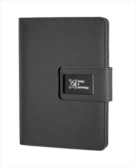 SCX Innovative Design™ Notebook A5 with Power Bank 4000 mAh