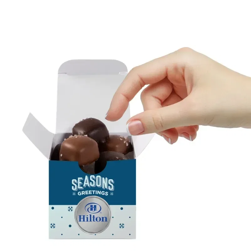 Sea Salt Caramels in Full Color Custom Box — view 3
