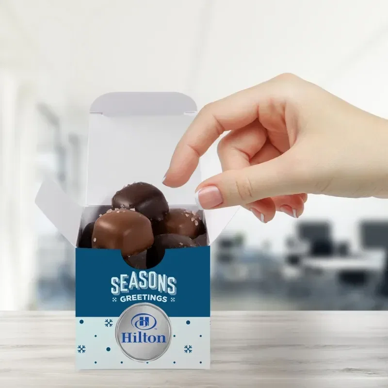 Sea Salt Caramels in Full Color Custom Box — view 4