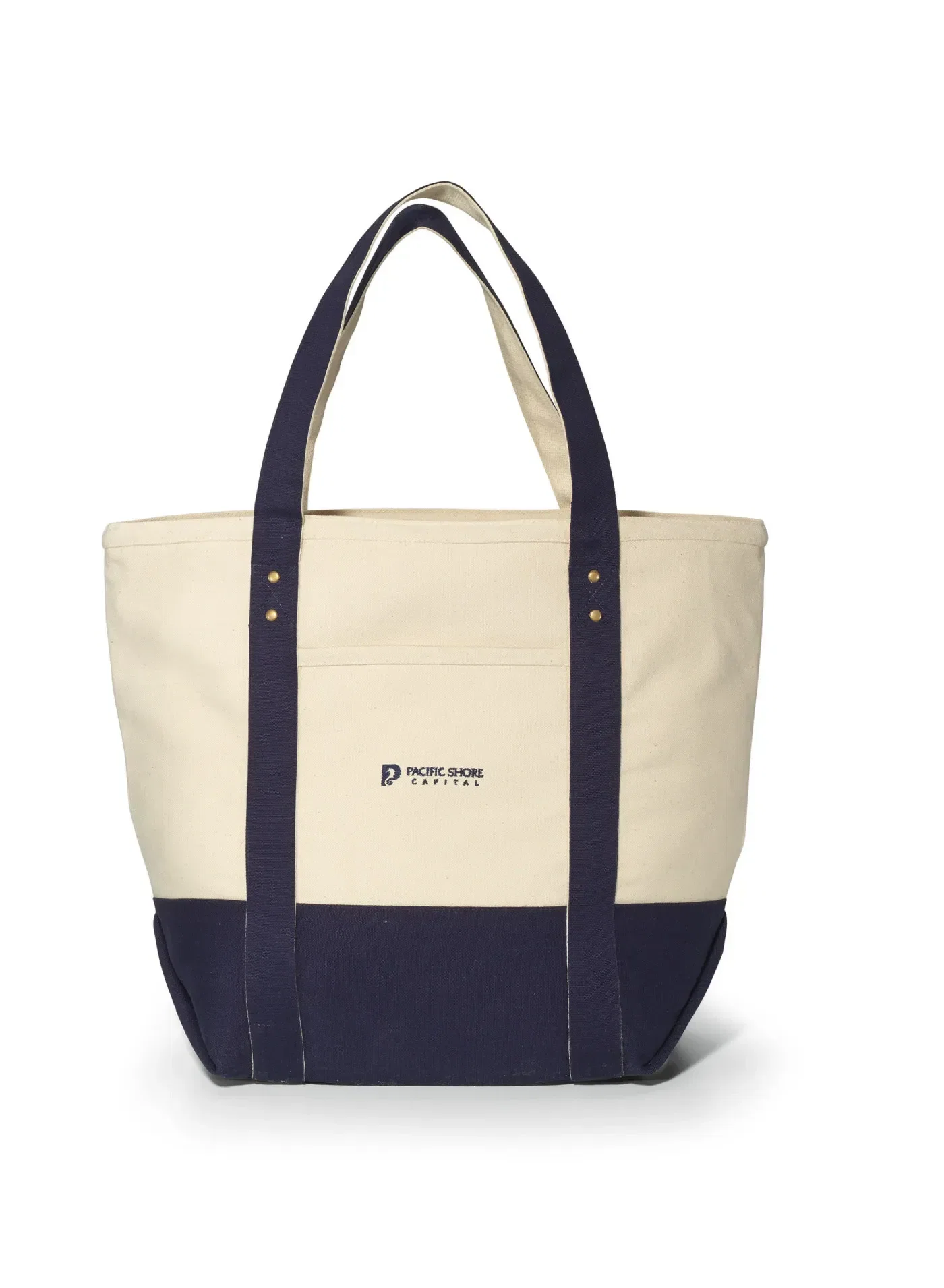Seaside Zippered Cotton Tote — view 2