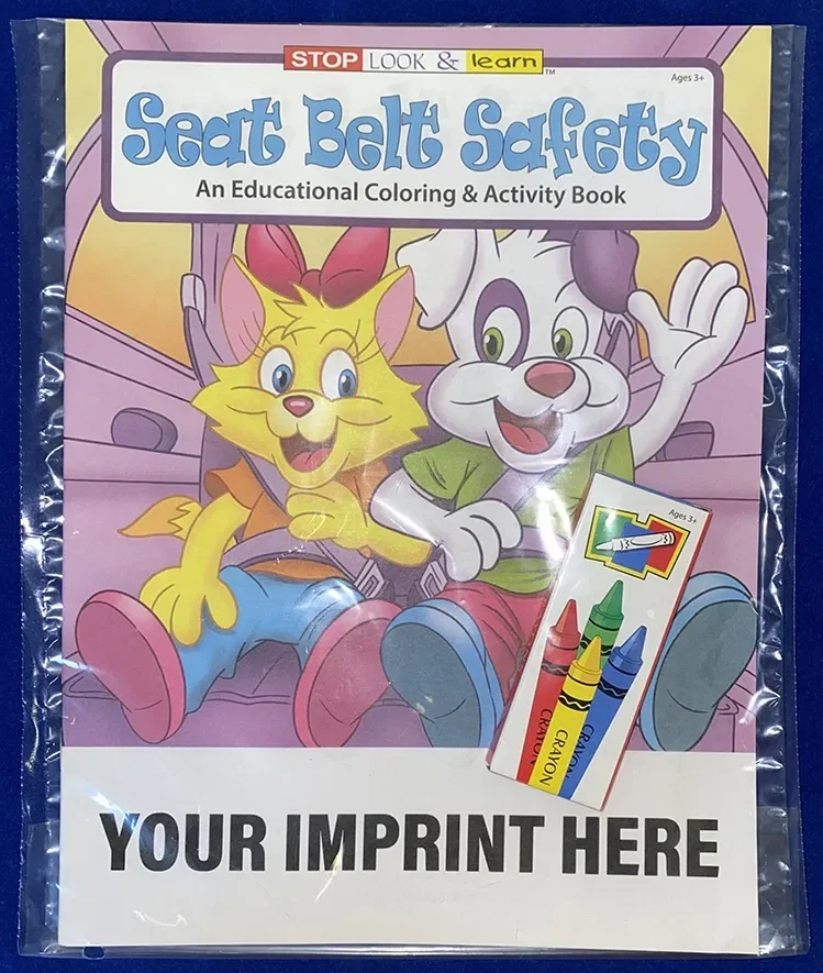 Seat Belt Safety Coloring and Activity Book — view 3