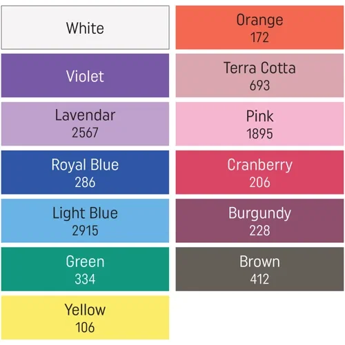Seeded Paper Packet plantable card in additional standard seed paper color