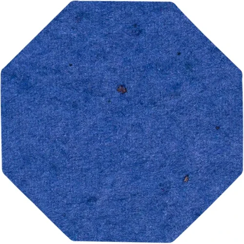 Seeded paper shape mailer card, plantable seed shape eco-friendly print sample