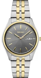 Seiko SUR432 Mens Two Tone Case Charcoal Dial