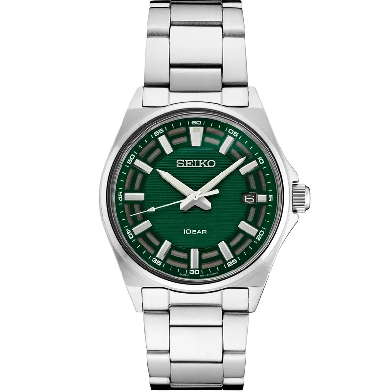 Seiko SUR503 Rugged Model Quartz with Green Dial β view 1