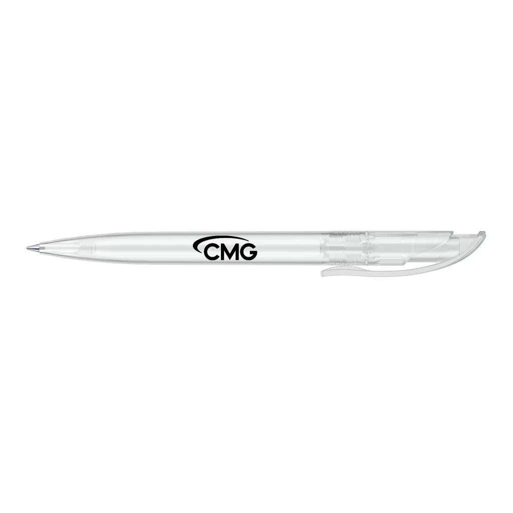Senator Challenger Frosted Pen — Pen Color: Clear Pen — view 3