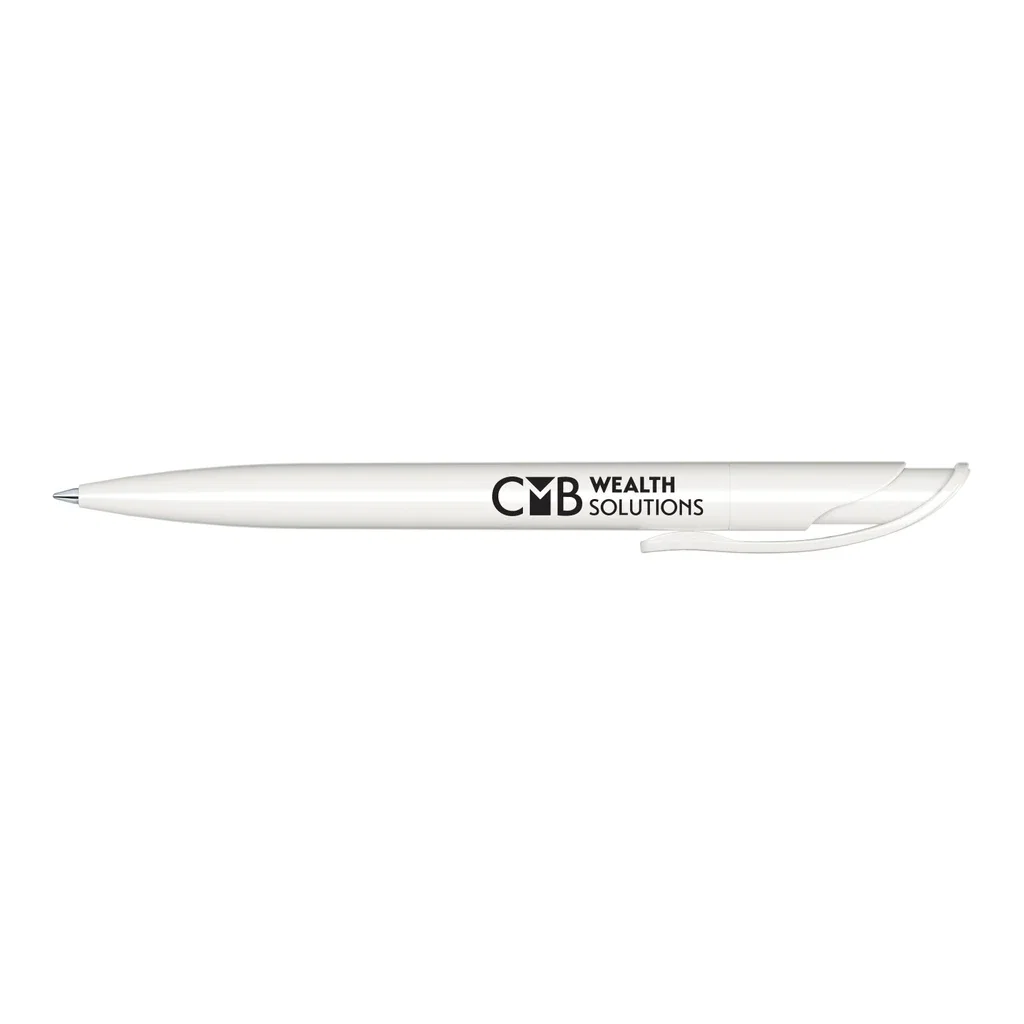 Challenger Polished Pen — Pen Color: White — view 3