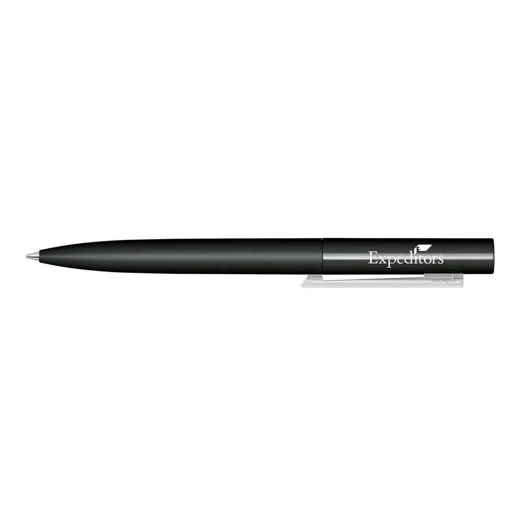 Senator Headliner Soft Touch Pen — Pen Color: Black/Clear Clip Blk Ink — view 3