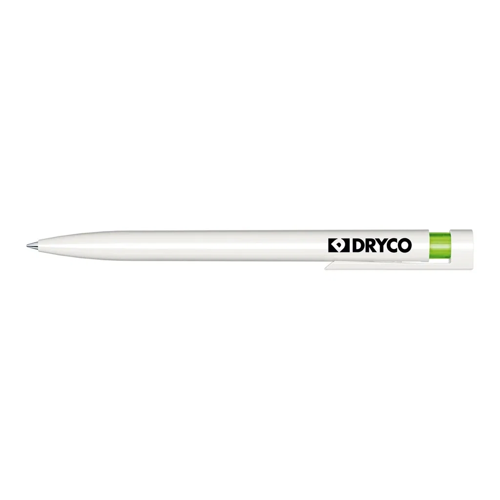 Senator Liberty Basic Polished Pen — Pen Color: Green & White — view 3