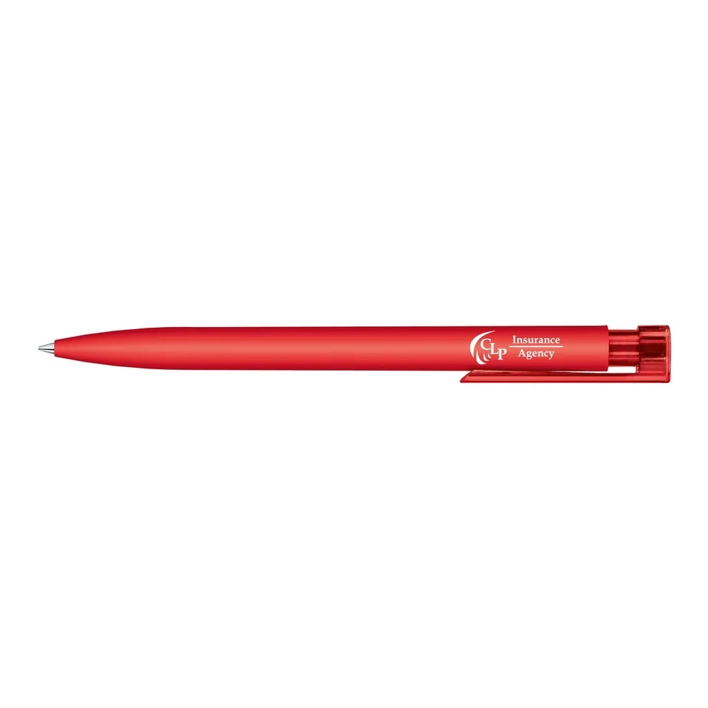 Senator Liberty Soft Touch Pen — Pen Color: Red — view 3