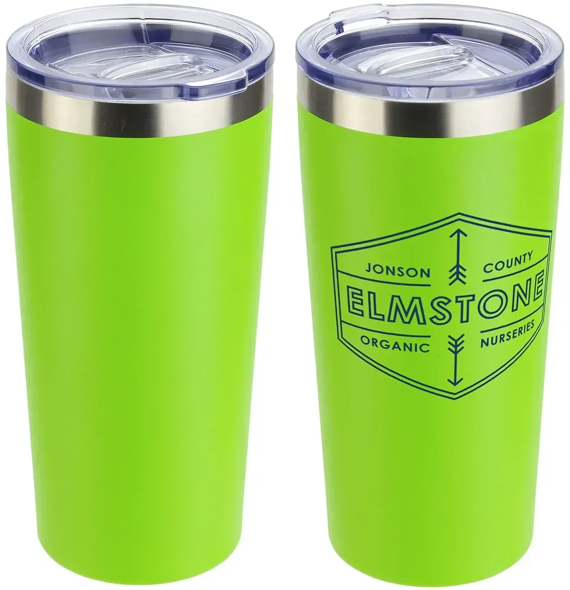 SENSO Classic 17 oz tumbler close-up of the imprint area, branded vacuum insulated logo drinkware